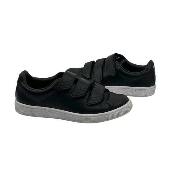 Puma Black Basket Classic Strap Sneakers Size 4.5 Men’s
